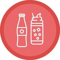 Cream Soda Vector Icon Design