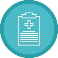 Medical Report Vector Icon Design