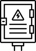 Electrical Panel vector icon