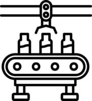Water Factory vector icon