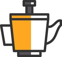 Teapot Vector Icon Design