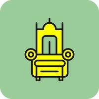Throne Vector Icon Design