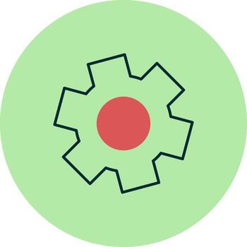 ajustes botón vector icono