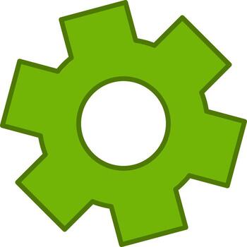 ajustes botón vector icono