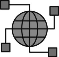 Network concept vector icon