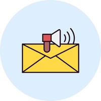 Email alert vector icon