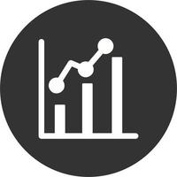 Line Chart vector icon