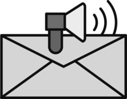 Email alert vector icon