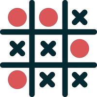 Tic tac toe game vector icon