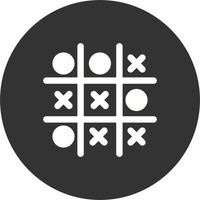 Tic tac toe game vector icon