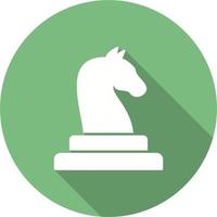 caballo ajedrez pedazo vector icono