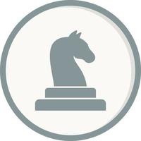 Horse Chess piece vector icon