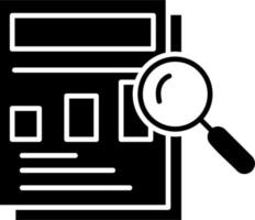 Seo report vector icon