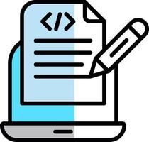 Programming Notes Vector Icon Design