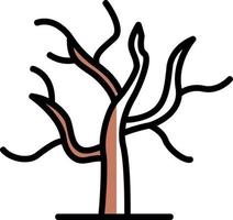 Dry Tree Vector Icon Design