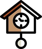 Cuckoo Clock Vector Icon Design