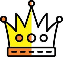 King Crown Vector Icon Design