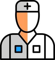 Male Patient Vector Icon Design