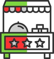 diseño de icono de vector de calificación de tienda