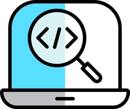 Code Testing Vector Icon Design