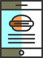 Online Order Vector Icon Design