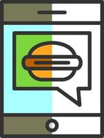 Food App Vector Icon Design