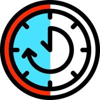 Time Loop Vector Icon Design