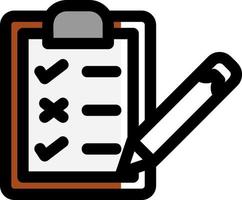 Tasks Checklist Vector Icon Design