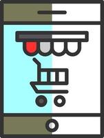 Online Store Vector Icon Design