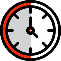 Wall Clock Vector Icon Design