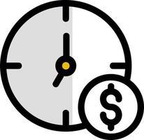 Time is Money Vector Icon Design