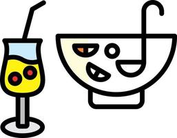 Punch Drink Vector Icon Design