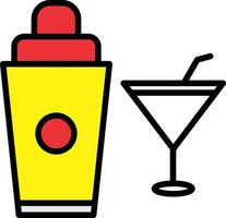 Cocktail Shaker Vector Icon Design