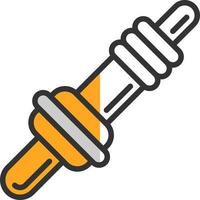 Spark Plug Vector Icon Design