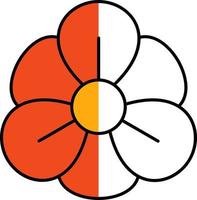 Nasturtium Vector Icon Design