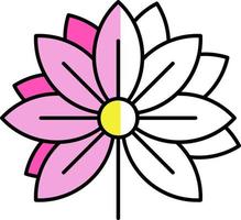 Lotus Flower Vector Icon Design