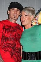 Carey Hart L and singer Pink   arriving at the  TMobile Sidekick LX Launch Event at  Paramount Studios inin Los Angeles CA on May 14 2009 2009 photo