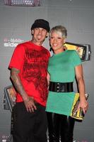 Carey Hart L and singer Pink   arriving at the  TMobile Sidekick LX Launch Event at  Paramount Studios inin Los Angeles CA on May 14 2009 2009 photo