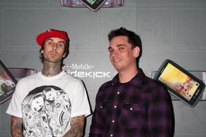 Travis Barker  DJ AM  arriving at the  TMobile Sidekick LX Launch Event at  Paramount Studios inin Los Angeles CA on May 14 2009 2009 photo