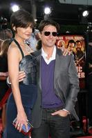 Katie Holmes  Tom Cruise   arriving at Tropic Thumder Premiere at the Manns Village Theater in Westwood CAAugust 11 20082008 photo