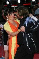 Jack Black  Wife  Tanya Haden  arriving at Tropic Thumder Premiere at the Manns Village Theater in Westwood CAAugust 11 20082008 photo