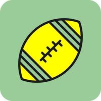 American Football Vector Icon Design