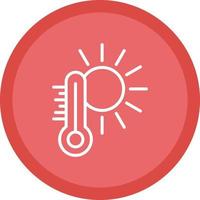 Hot Weather Vector Icon Design