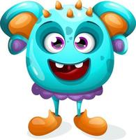 Cool and stylish cartoon monster vector