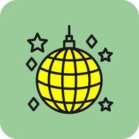 diseño de icono de vector de bola de discoteca