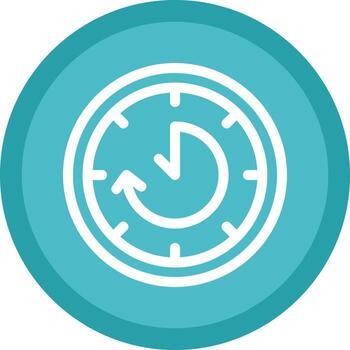 Time Loop Vector Icon Design
