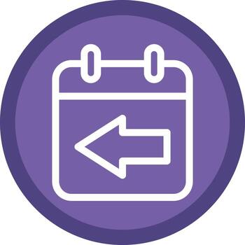 Yesterday Vector Icon Design