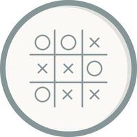 Tic tac toe game vector icon