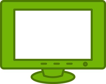 icono de vector de computadora