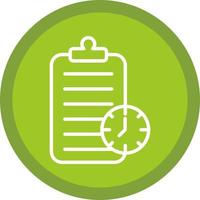 Project Deadline Vector Icon Design